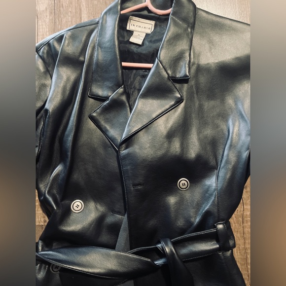 IN CHARGE 90s Vintage Coat Size Medium - Picture 2 of 3